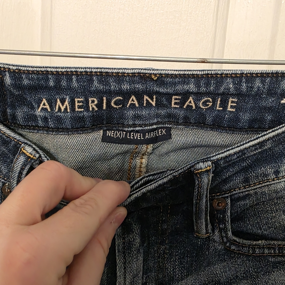 American Eagle Next Level Airflex Skinny Jeans 28x32 - Picture 2 of 5